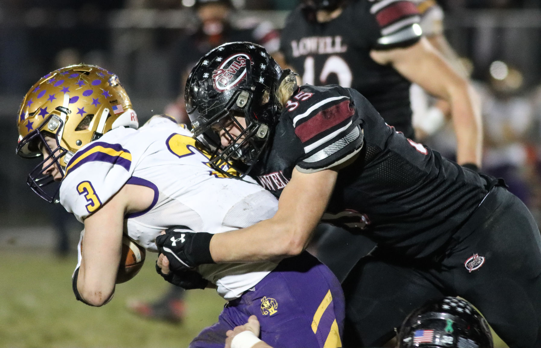 4A football sectional final - Hobart vs. Lowell